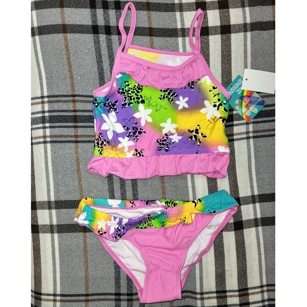 Sunshine Zone Girls Tankini Swimsuit, 6x